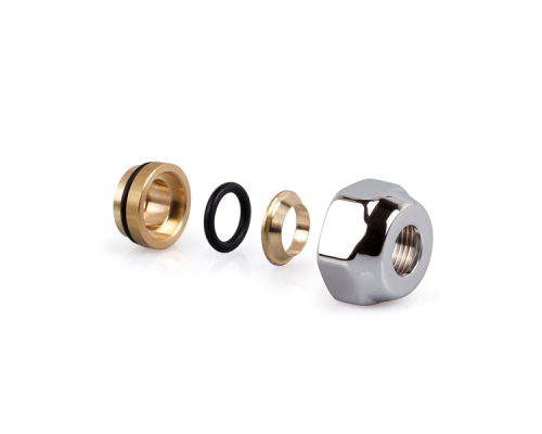 Фитинг SR Rubinetterie для медной трубы, 15х24/19, цвет хром 0481-1900C0E0