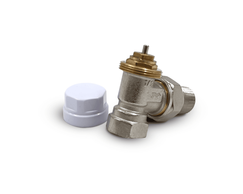 Вентиль угловой Primoclima Armature термостатический 1/2 никелированный PC1212TA
