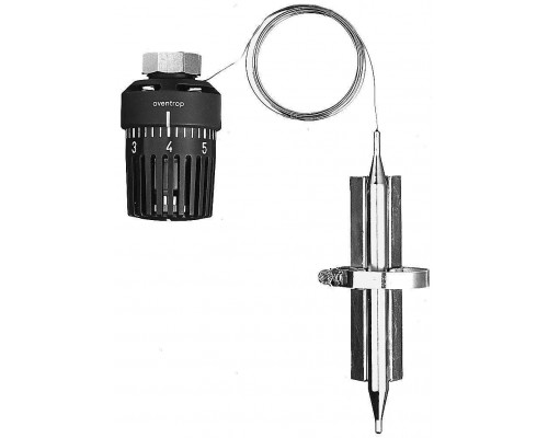 Терморегулятор, Oventrop, с накладным датчиком и теплопроводным штоком, диапазон, °С-20-50, капиллярная трубка-2 м, M30x1,5