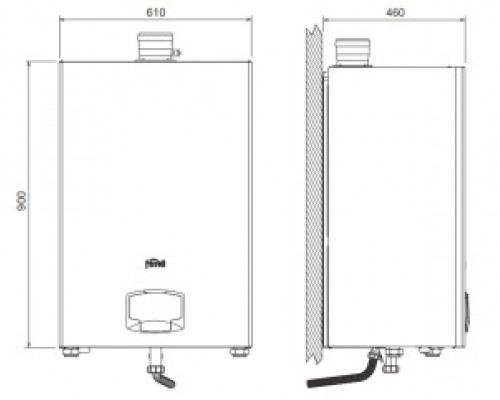 Котлы газовые Котёл конденс. настен. газ. одноконт. FORCE W 99 (0MDSDAWA) - 98 КВт , закр.кам.сгор, шт FORCE W 99 Котлы газовые Котёл конденс. настен. газ. одноконт. FORCE W 99 (0MDSDAWA) - 98 КВт , закр.кам.сгор, шт FORCE W 99