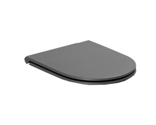 Azzurra Comoda Сиденье для унитаза быстросъемное, с микролифтом, цвет: Carbone. COM 1800 CA/F