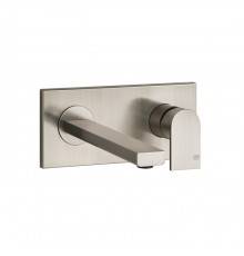 Gessi Emporio Via manzoni Смеситель для раковины, встраиваемый, излив: 14,8см., цвет: Finox Brushed Nickel. 44893#149