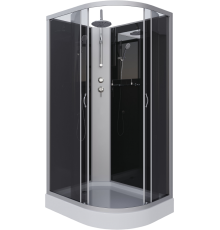 Душевая кабина Niagara Classic NG-3512-14LBKT 120х80 см, без крыши, с тропическим душем