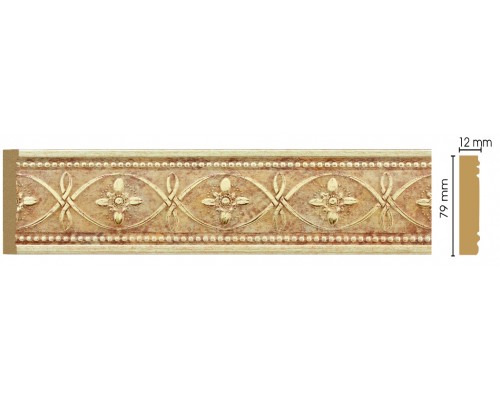 Молдинг DECOMASTER 150-933 (80*12*2400мм) Молдинг DECOMASTER 150-933 (80*12*2400мм)