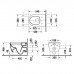 Duravit Soleil by Starck Унитаз 37х54см., подвесной, безободковый, с открытым креплением, Weiszlig; Hochglanz, HyG, цвет: белый. 2586092000