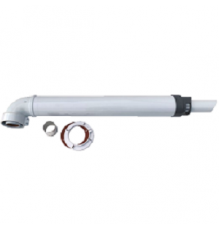 KIT00A Комплект коаксиальный Ø60/100 универсальный антилед (хомут, стакан 60/50, фланец, 2 манжеты)