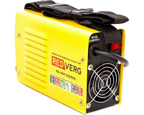Аппарат сварочный бестрансформаторный REDVERG RD-WM 215MINI Аппарат сварочный бестрансформаторный REDVERG RD-WM 215MINI