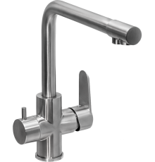 Смеситель для кухни Профсан Steel PSM-300-22 сталь