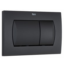 Roca 7.8901.1.60B.6 Active 62B Панель смыва, 2 объёма, 255х170х22 мм, черный матовый 8901160B6