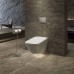 TOTO Neorest WX1 Комплект: Унитаз подвесной 66x45см, сиденье, инсталяция, клавиша смыва, Cefiontect, Rimless, цвет: белый. TCF95180GEU, CW927PZY, HM183, WH182EAT, MB177EM#S