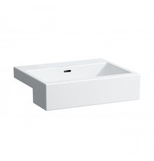 Laufen Living City Раковина 55х46х14 см, без отв., цвет: белый. 8.1343.2.000.109.1