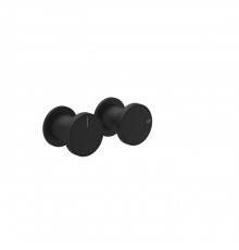 Gessi Origini Смеситель для душа, встраиваемый на 2 позиции,с вставкой., цвет: Black XL. 66079#299