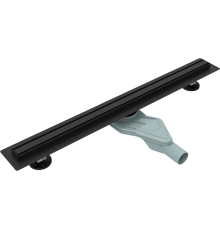 Душевой трап (лоток) Esbano Slim Side 70 cм, матовый черный