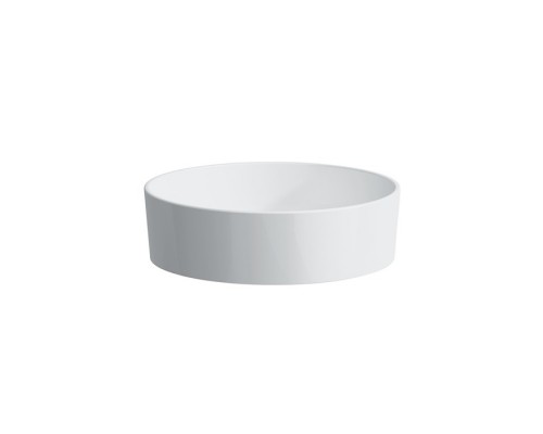 Laufen Kartell Раковина-чаша 42х42х12 см, без отв., цвет: белый. 8.1233.1.000.112.1