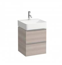 Laufen Space База с раковиной 43.5х38.5(41)х52см., подвесная, 1 отв., с 2 ящиками, цвет: светлый орех. 8.1528.1.000.104.1,  4.1010.2.160.101.1