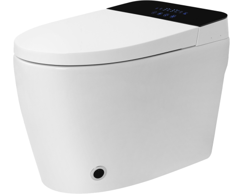 Унитаз приставной Abber Bequem AC1116S с функцией биде, импульсный смыв, с микролифтом