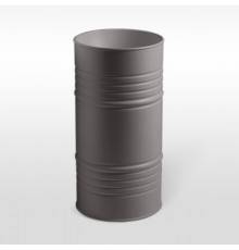 Kerasan Artwork Раковина 45х90 см, без отв., свободностоящая BARREL, слив в стену, цвет: Ferro matt. 474389