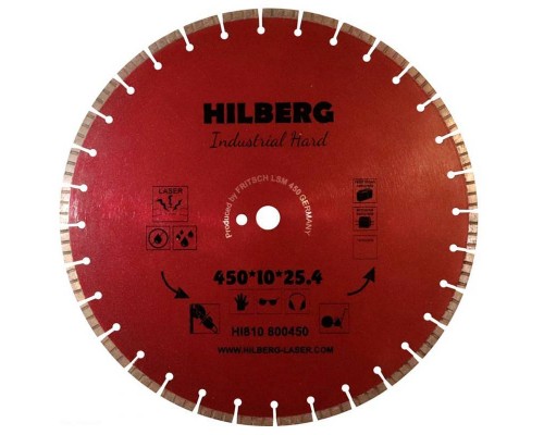 Диск алмазный Hilberg 450*25,4 Industrial Hard HI810 Диск алмазный Hilberg 450*25,4 Industrial Hard HI810