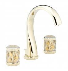 THG Hirondelles Gold Stamped Смеситель для раковины, 3 отв., цвет: Soft gold. A4L-F30-151