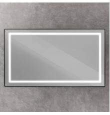 Зеркало BelBagno Kraft, 140x80, с подсветкой, черное