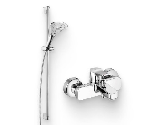 Душевой комплект Смеситель Kludi Pure Easy 376810565 + Гарнитур Fizz 3S 6774005-00