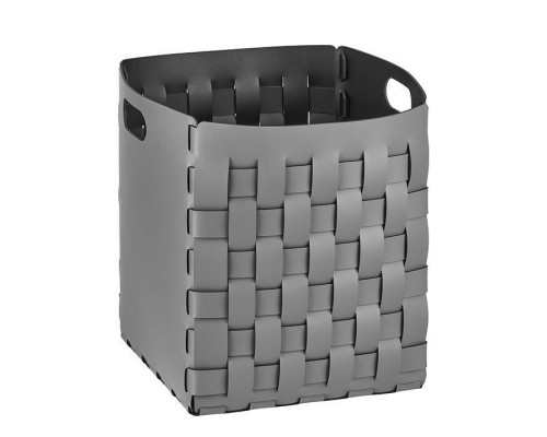 ADJ Корзинка Bottega, 35x35xH40 см., цвет: серый/черный. 1047.03/01 ADJ Корзинка Bottega, 35x35xH40 см., цвет: серый/черный. 1047.03/01