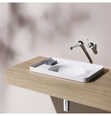 Laufen VAL Раковина 55х36х11.5 см, без отв., цвет: белый. 8.1728.1.000.109.1