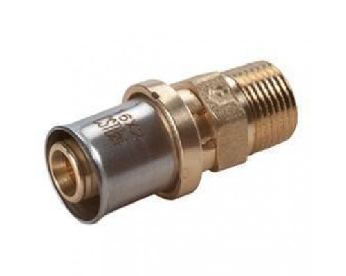 Переходник, Giacomini, RM107, Н, 3/4, 26 x 3, латунь, для труб GIACOTHERM, GIACOFLEX, многослойных и полибутиленовых