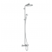 Hansgrohe Crometta Showerpipe S 240 SHP: термостат для ванны + стойка с верхним душем 240мм + ручной душ со шлангом 160мм, цвет: хром. 27320000