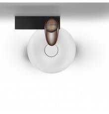 Gessi Equilibrio Смеситель для раковины дизайнерский, на 1 отверстие, цвет: медь, ручка Palissandro. 52001#030,  52002#695