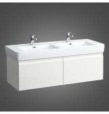 Laufen Pro Тумба с раковиной 122x45x39см., подвесная, 2 выдв ящика, цвет: белый матовый. 8.1496.7.000.104.1,  4.8308.2.095.463.1