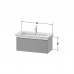 Duravit White Tulip Тумбочка подвесная 98.4x45.8х41см., раковина, 1 выдвижной ящик, цвет: Nordic White Satin matt. 2363100000, WT424203939