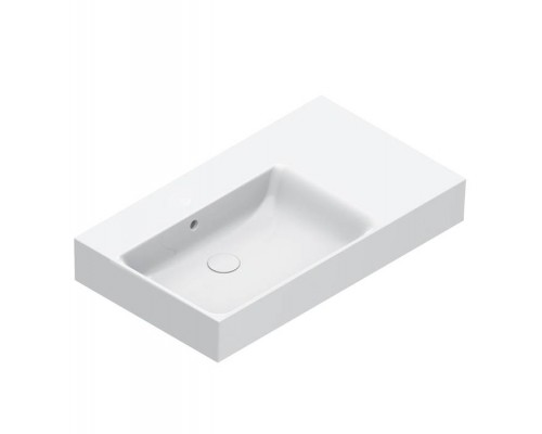 Catalano Premium Раковина 80x47см чаша слева, без отв., цвет: белый глянцевый. 0220840001