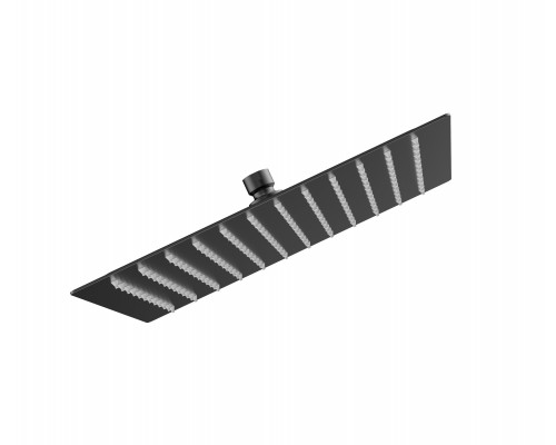 AQM8607MB Верхний душ 300х300мм, нерж. сталь, черный матовый AQM8607MB