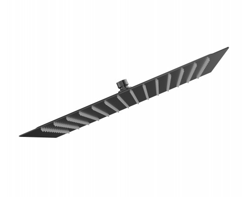 AQM8608MB Верхний душ 400х400мм, нерж. сталь, черный матовый AQM8608MB