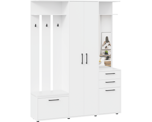 Прихожая ТриЯ Витра Тип 2 белый ясень