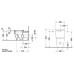 Duravit Happy D2 Унитаз напольный, 36,5х63 см, цвет белый/хром. 2134090000,  0934100005