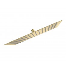 AQM8608BG Верхний душ 400х400мм, нерж. сталь, золото шлифованное AQM8608BG