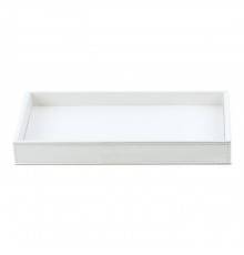 Decor Walther Brownie Tab L Лоток универсальный 28x16см, настольный, цвет: белая кожа. 0930150