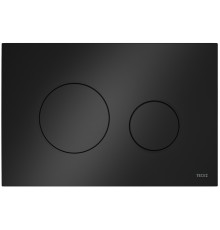 TECEloop 9240924 Панель смыва, 2 объёма, 220х150х5 мм, пластик, черный глянцевый 9240924