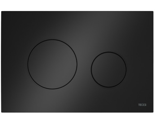 TECEloop 9240924 Панель смыва, 2 объёма, 220х150х5 мм, пластик, черный глянцевый 9240924