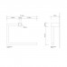 Decor Walther Corner HTR Полотенцедержатель кольцо 21.4см., подвесной, цвет: черный матовый. 0560660