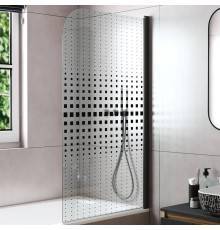 Шторка на ванну Bauedge Bau Dream SB0002B 80х140, профиль черный матовый