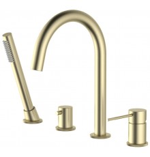 Timo 2320/17Y Saona Смеситель на борт ванны, на 4 отв., Комплект, золото матовое 2320/17Y