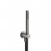 Gessi Shower316 Душевой комплект, состоящий из вывода воды на1/2, держателя, шланга 1,50 м и душевой лейки сзащитой от известкового налёта, цвет: шлифованная сталь. 54023#239