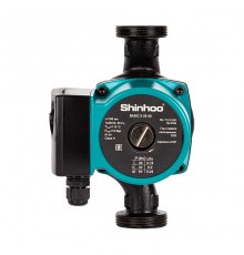 Насос циркуляционный Shinhoo BASIC S 25-4S 180мм 50/40/30Вт 1x230В 50Гц (с гайками). 71211001