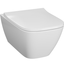 Унитаз подвесной Geberit Smyle Square 500.683.01.1 с крышкой-сиденьем с микролифтом