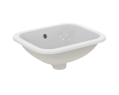 Ideal Standard Connect Раковина 42x35см., встраиваемая снизу, без отв., цвет: белый. E505601 Ideal Standard Connect Раковина 42x35см., встраиваемая снизу, без отв., цвет: белый. E505601