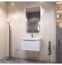 Мебель для ванной комнаты Vigo Glem 70, подвесная, белая, раковина Velvex 9595 70