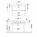 Duravit Happy D.2 Раковина 100x50.5 см, 3 отв., с переливом, цвет: белый. 2318100030